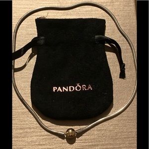 Pandora 16” Necklace Gold Clasp